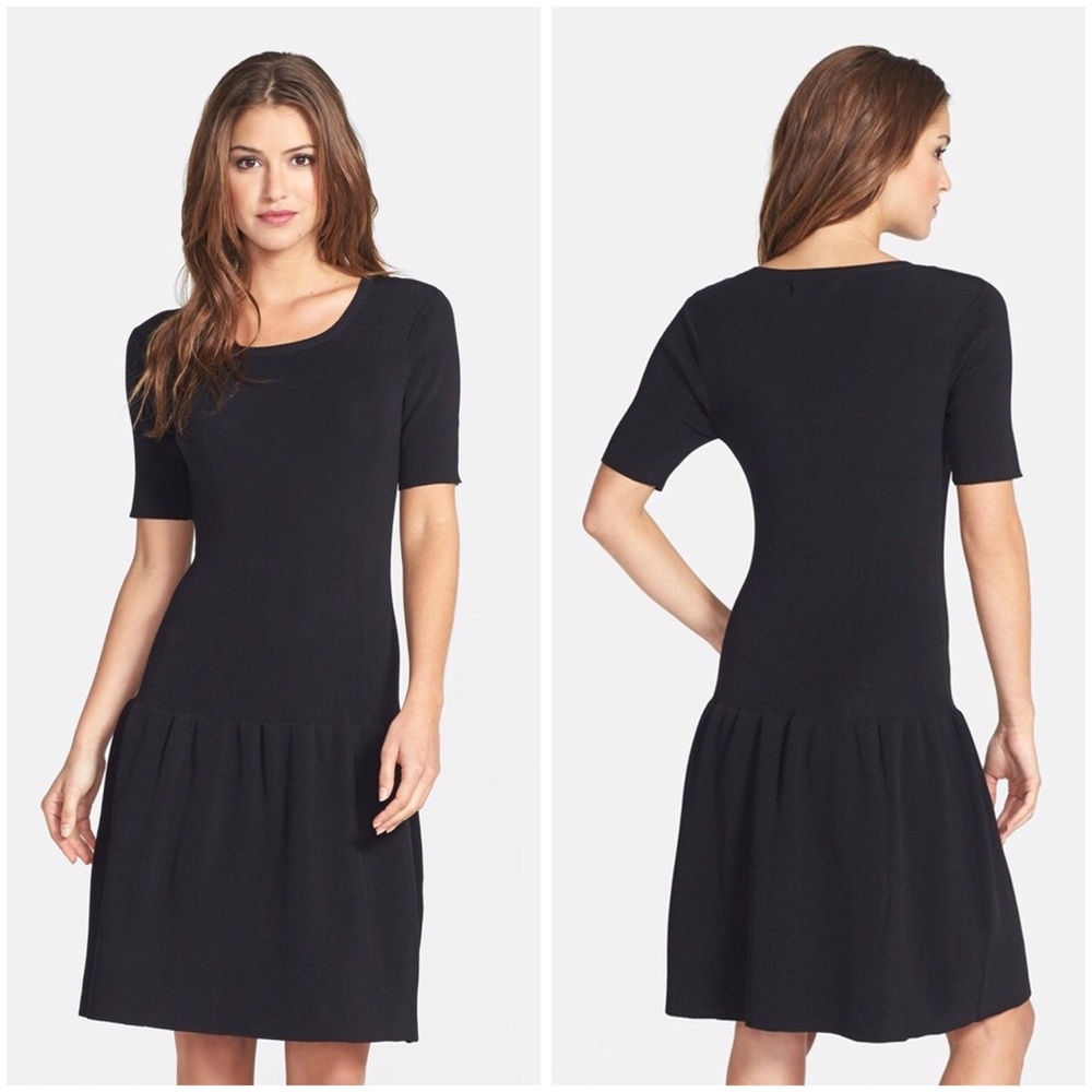 Betsey Johnson Knit Drop Waist Dress